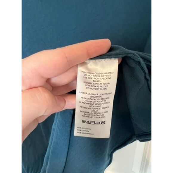 Free People We The Free Nina Short Sleeve Tee Navy Patina - Picture 5 of 6